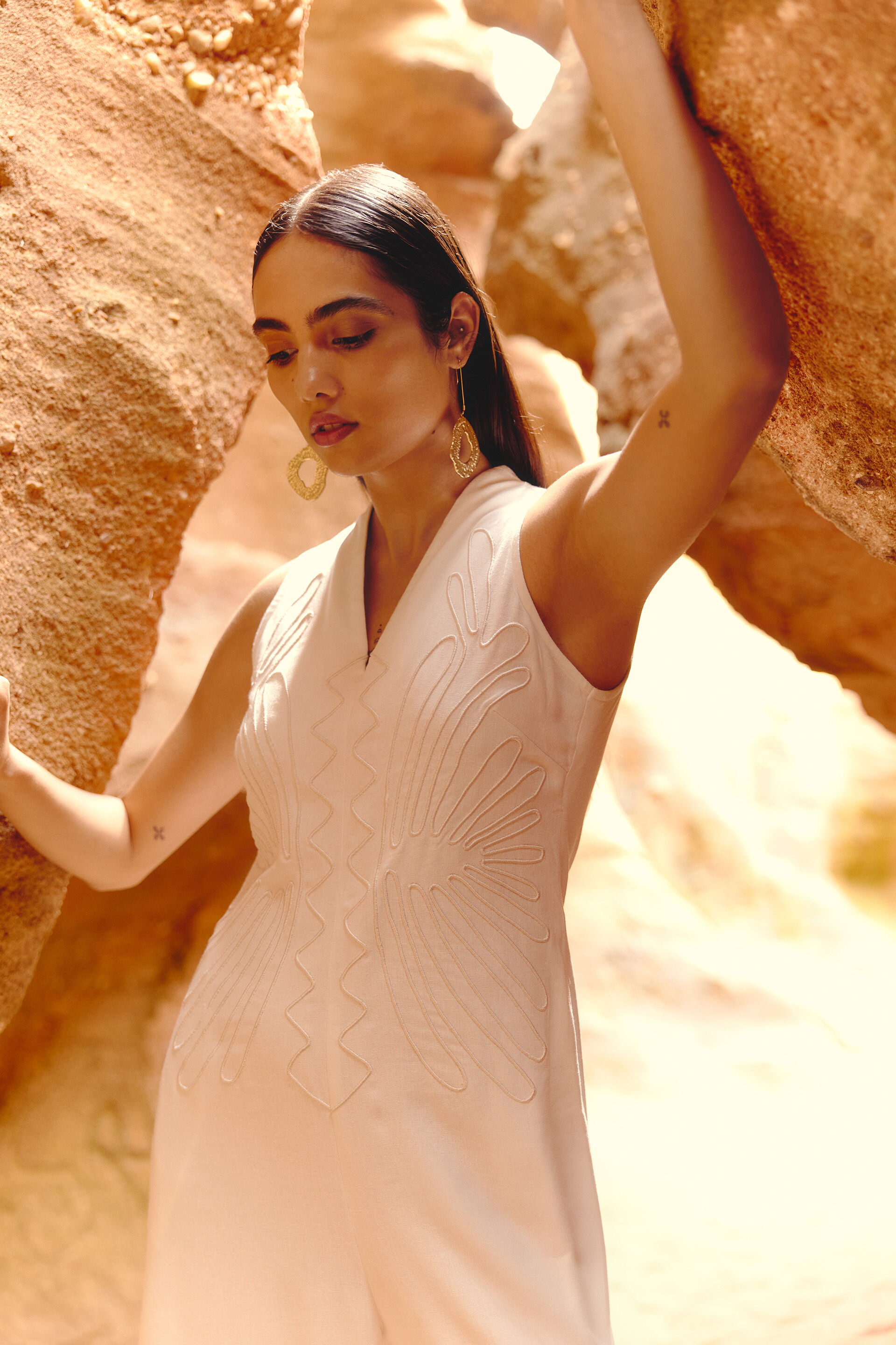 Alon Jumpsuit, Off White, image 7